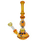 10.5" Bee & Flower Glass Water Pipe