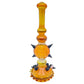 10.5" Bee & Flower Glass Water Pipe