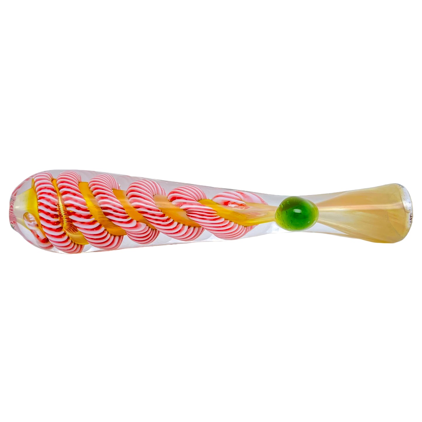 4" Candy Cane Chillum with Knocker