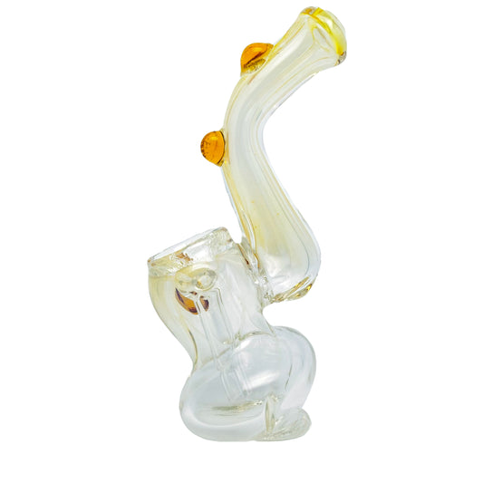 clear glass bubbler with knockers