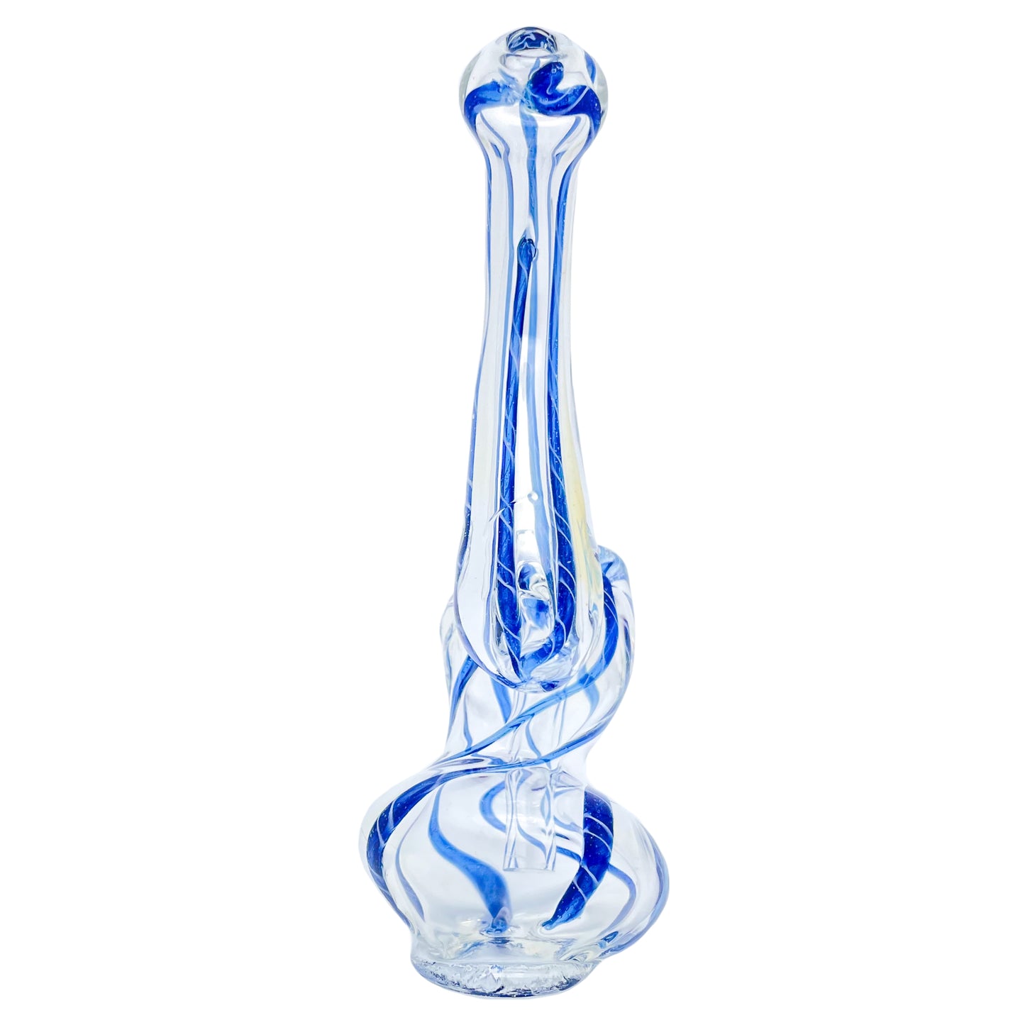 4.5" Blue Swirl Bubbler
