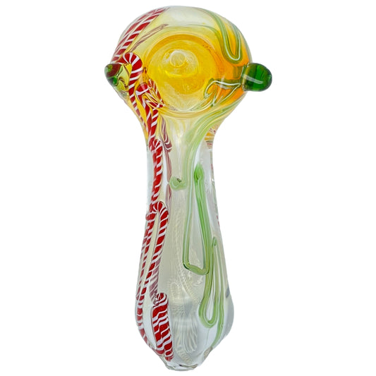 spoon pipe with double knockers